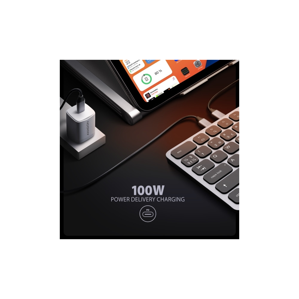 Produktbild för Axagon HMC-KB-NRD, Kabel, USB 3.2 Gen 1 (3.1 Gen 1) Type-C,...