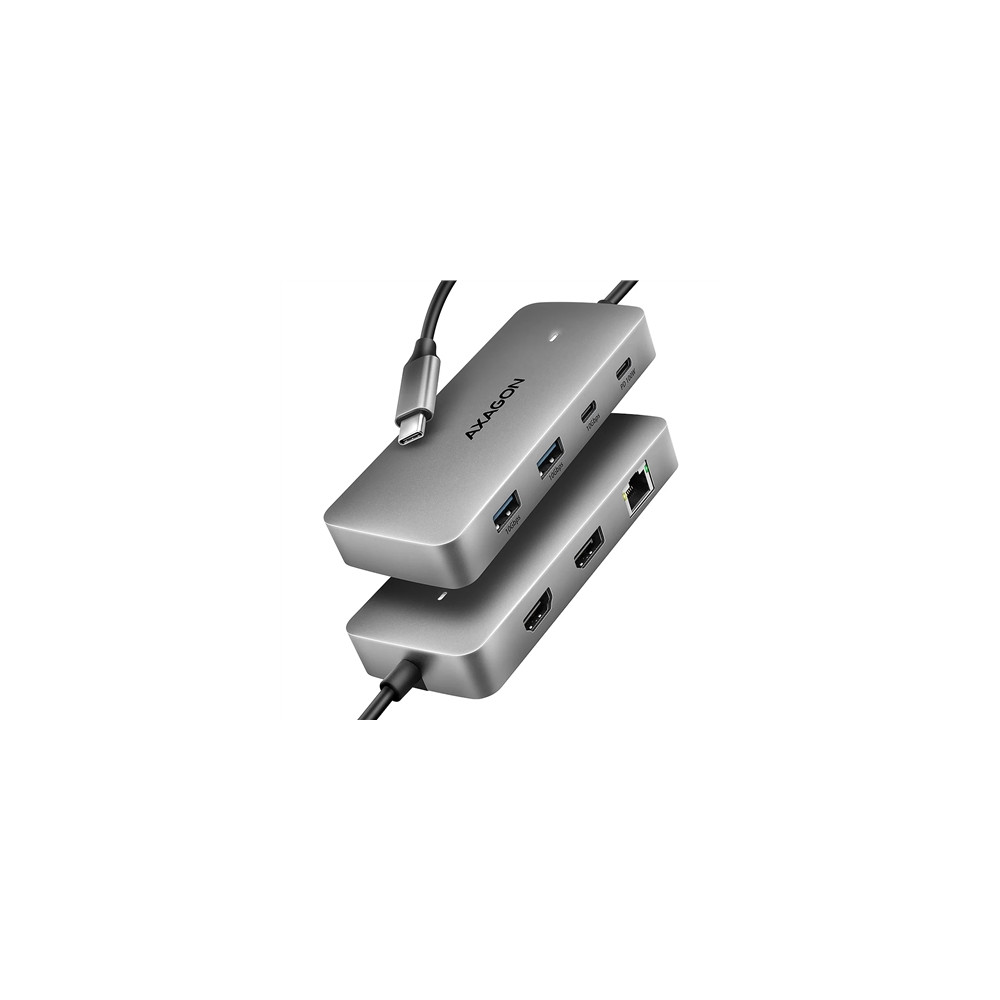 Produktbild för HUB USB Axagon HMC-CUB83X2, USB 10Gbps hubb, 2x USB-A, USB-C...