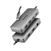 Produktbild för HUB USB Axagon HMC-CUB83X2, USB 10Gbps hubb, 2x USB-A, USB-C...