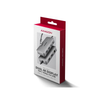 Produktbild för HUB USB Axagon HMC-CUB83X2, USB 10Gbps hubb, 2x USB-A, USB-C...