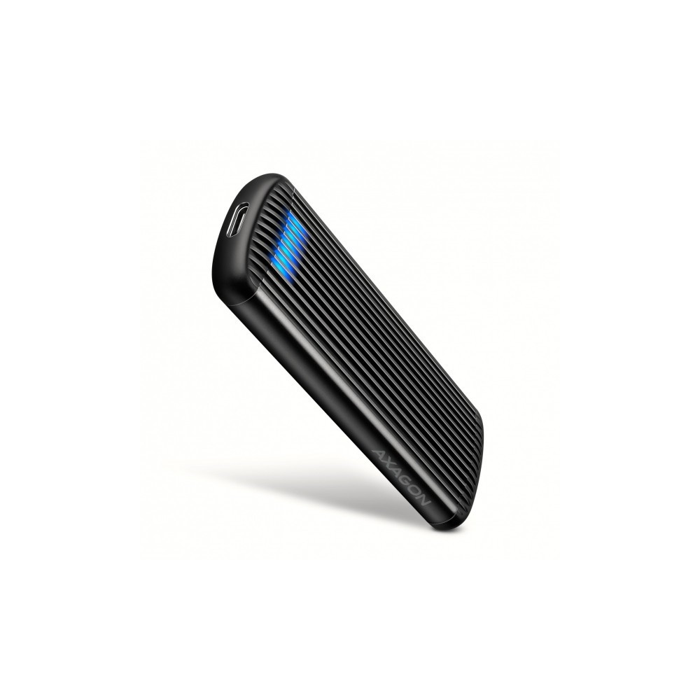 Produktbild för AXAGON EEM2-SC SSD-hölje M.2 NVMe, USB-C 10Gbit/s, aluminium