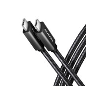 Produktbild för AXAGON BUCM32-CM20AB - USB typ C-kabel - 24 pin USB-C till 24 pin USB-C - 2 m