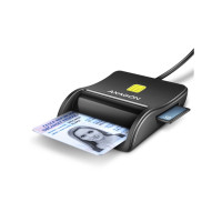 Produktbild för AXAGON CRE-SM3SD - SMART-kortläsare - USB 2.0