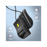 Produktbild för AXAGON CRE-SM3SD - SMART-kortläsare - USB 2.0