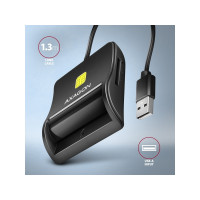 Produktbild för AXAGON CRE-SM3SD - SMART-kortläsare - USB 2.0