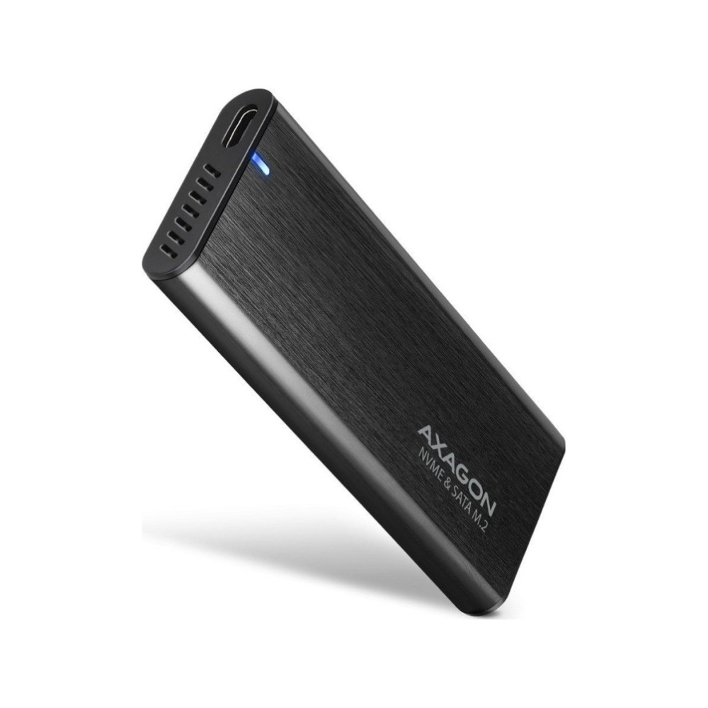 Produktbild för AXAGON Externt USB-C 3.2 Gen 2 metallkapsling för M.2 NVMe &...