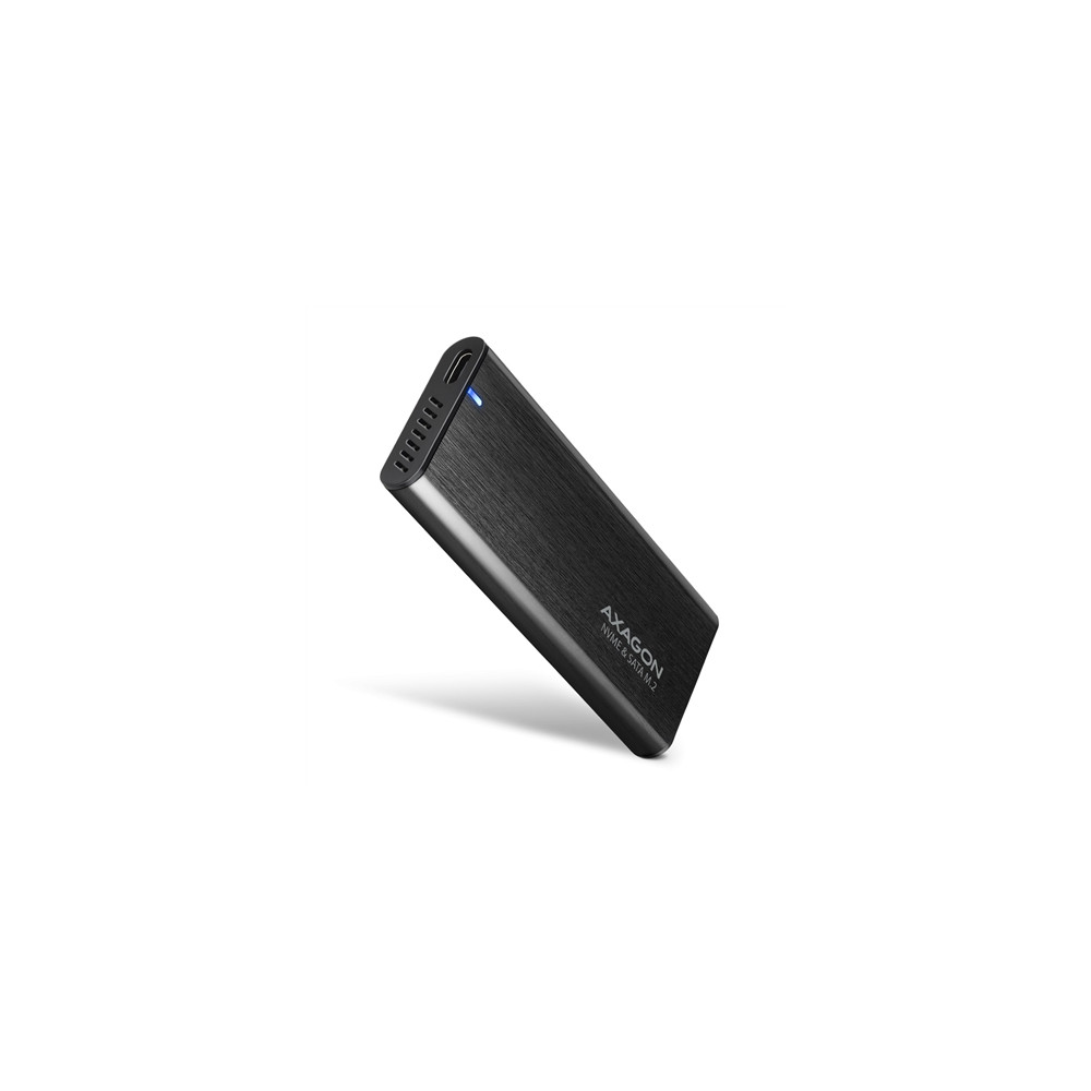 Produktbild för AXAGON Externt USB-C 3.2 Gen 2 metallkapsling för M.2 NVMe &...