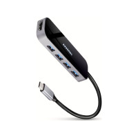 Produktbild för AXAGON HMC-6H4A - dockningsstation - USB-C 3.2 Gen 1 - HDMI