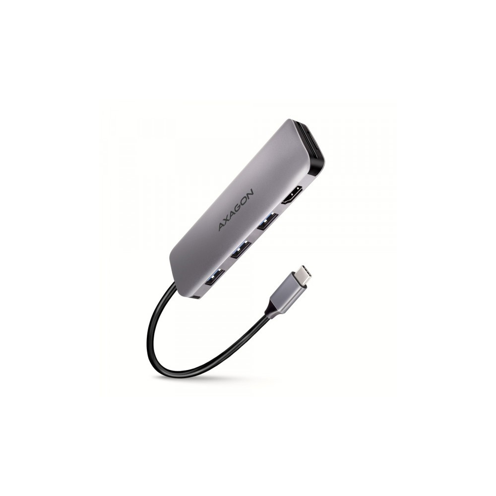 Produktbild för AXAGON HMC-HCR3A - dockningsstation - USB-C 3.2 Gen 1 / Thunderbolt 3 - HDMI
