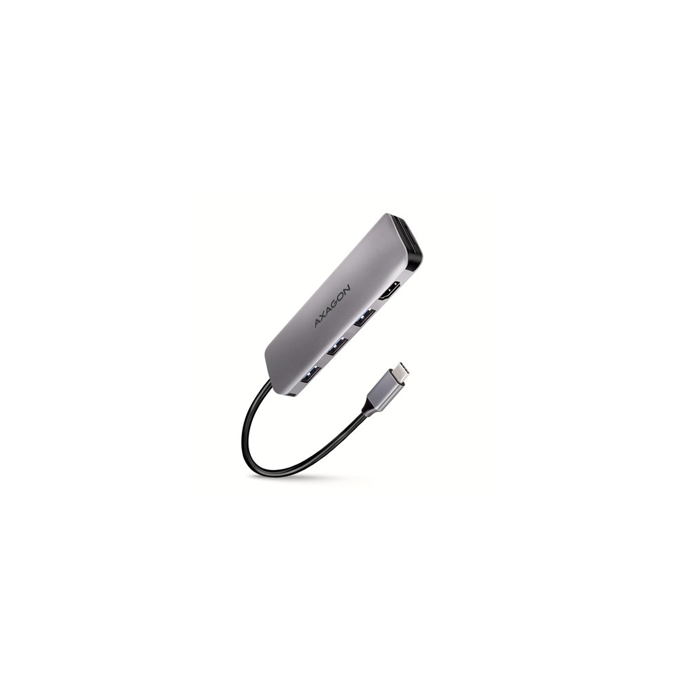Produktbild för AXAGON HMC-HCR3A - dockningsstation - USB-C 3.2 Gen 1 / Thunderbolt 3 - HDMI