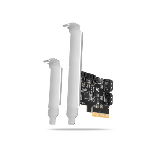 Axago Axagon PCES-SA4X4, PCIe, SATA, Hankoppling, Fullhöjd/låg pro...