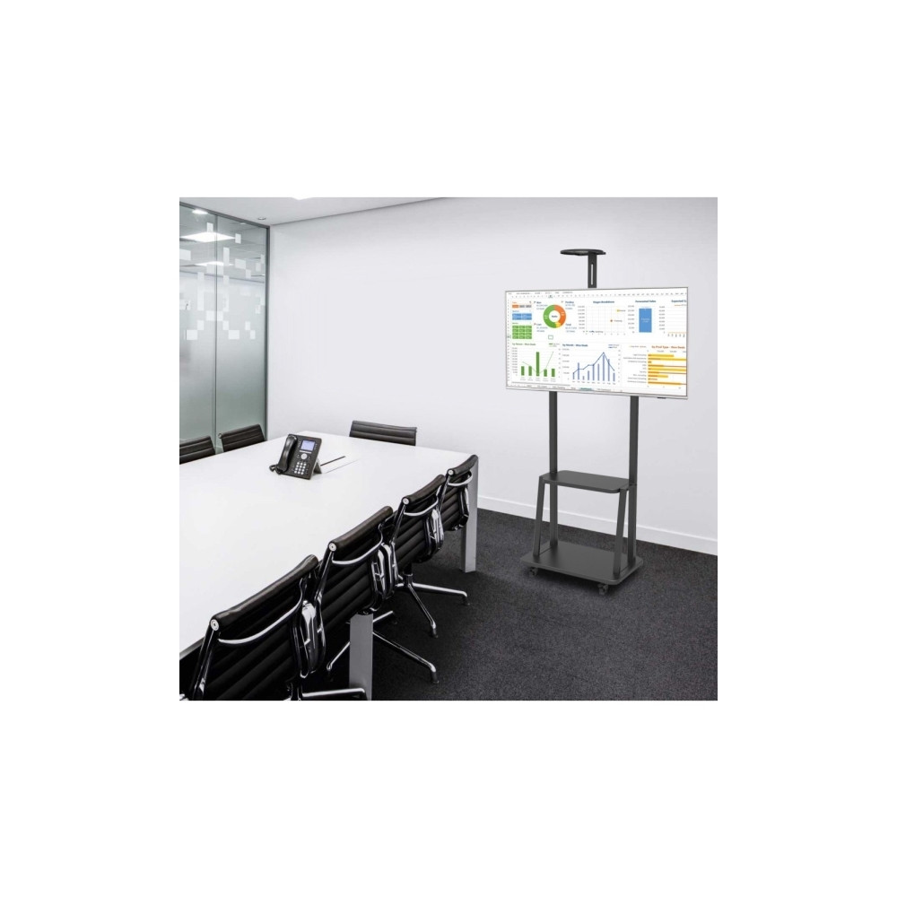 Produktbild för TECHly vagn - för LCD / AV System / camera - svart