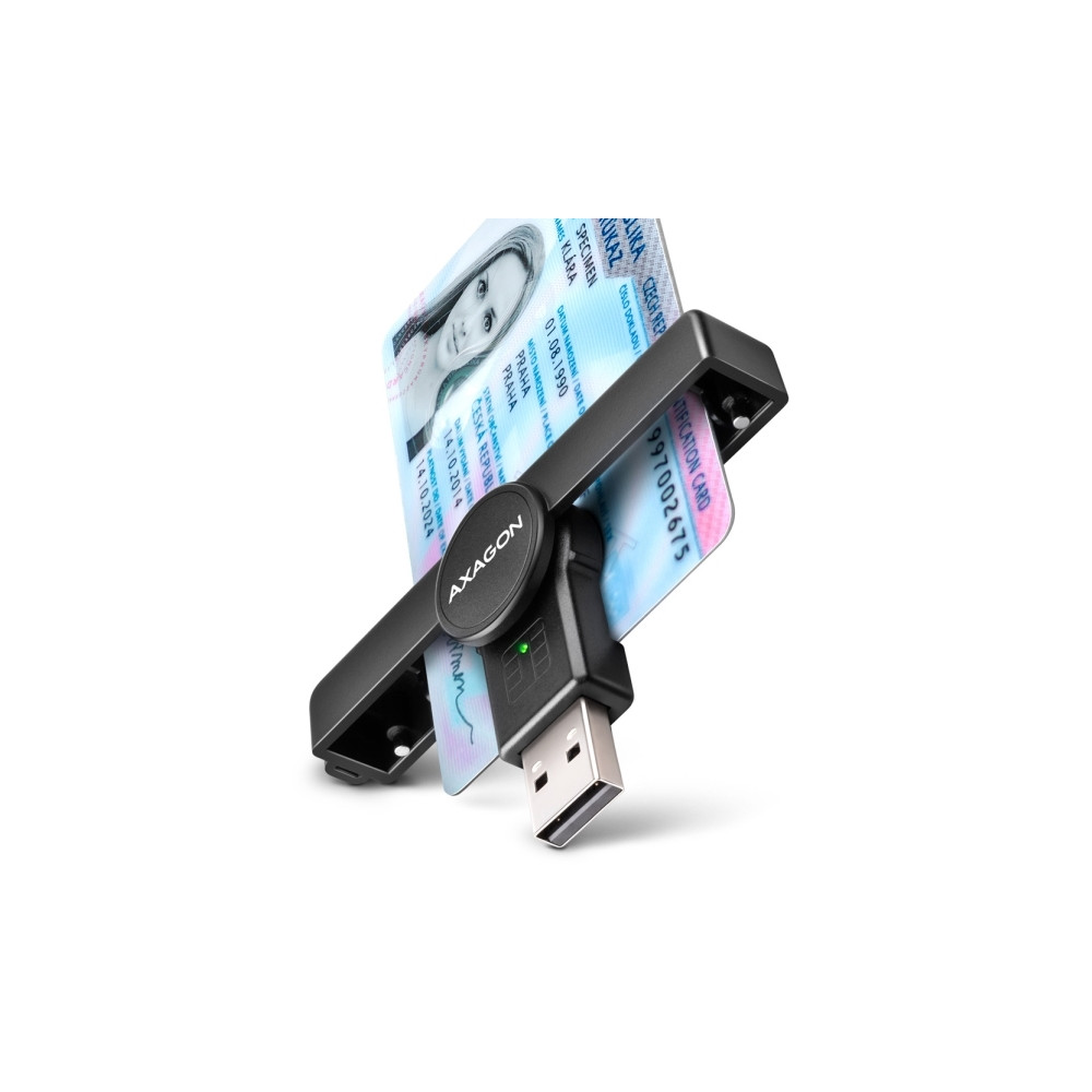 Produktbild för AXAGON CRE-SMPA - SMART-kortläsare - USB 2.0