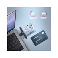 Produktbild för AXAGON CRE-SMPA - SMART-kortläsare - USB 2.0