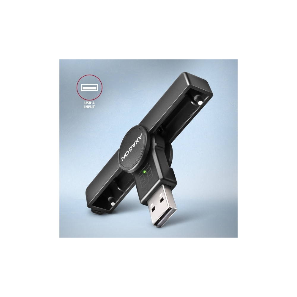 Produktbild för AXAGON CRE-SMPA - SMART-kortläsare - USB 2.0