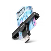 Produktbild för AXAGON CRE-SMPA - SMART-kortläsare - USB 2.0