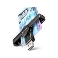Produktbild för AXAGON CRE-SMPA - SMART-kortläsare - USB 2.0