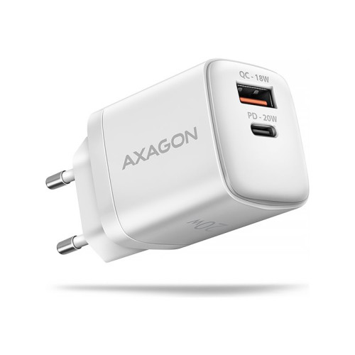 AXAGON AXAGON ACU-PQ20W strömadapter - USB typ A, USB-C - 20 Watt