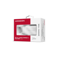 Produktbild för AXAGON ACU-PQ20W strömadapter - USB typ A, USB-C - 20 Watt