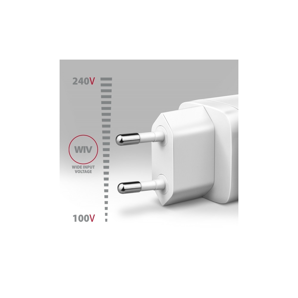 Produktbild för AXAGON ACU-PQ20W strömadapter - USB typ A, USB-C - 20 Watt