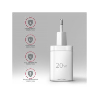 Produktbild för AXAGON ACU-PQ20W strömadapter - USB typ A, USB-C - 20 Watt