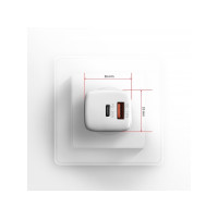 Produktbild för AXAGON ACU-PQ20W strömadapter - USB typ A, USB-C - 20 Watt