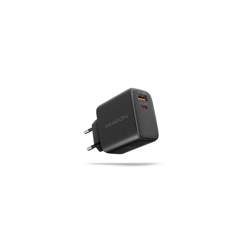 Produktbild för AXAGON ACU-PQ45 strömadapter - USB typ A, USB-C - 45 Watt
