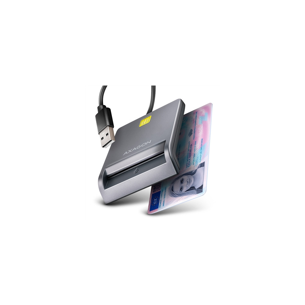Produktbild för AXAGON SMART-kortläsare - USB