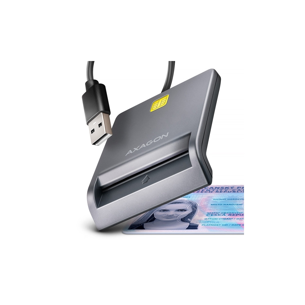 Produktbild för AXAGON SMART-kortläsare - USB
