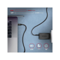 Produktbild för AXAGON BUCM32-CM15AB - USB typ C-kabel - 24 pin USB-C till 24 pin USB-C - 1.5 m