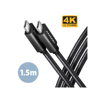 Produktbild för AXAGON BUCM32-CM15AB - USB typ C-kabel - 24 pin USB-C till 24 pin USB-C - 1.5 m