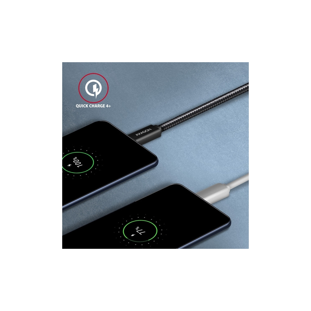 Produktbild för AXAGON BUCM32-CM15AB - USB typ C-kabel - 24 pin USB-C till 24 pin USB-C - 1.5 m