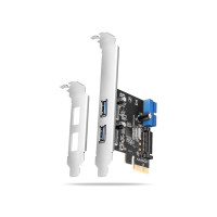 Produktbild för AXAGON PCEU-232RS - USB-adapter - PCIe 2.0 x16