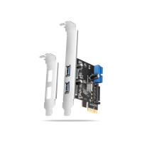Produktbild för AXAGON PCEU-232RS - USB-adapter - PCIe 2.0 x16
