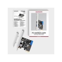 Produktbild för AXAGON PCEU-232RS - USB-adapter - PCIe 2.0 x16