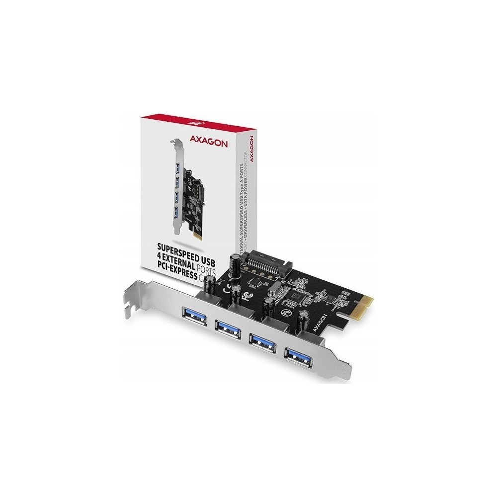 Produktbild för AXAGON PCEU-430RS - USB-adapter - PCIe 2.0 x16