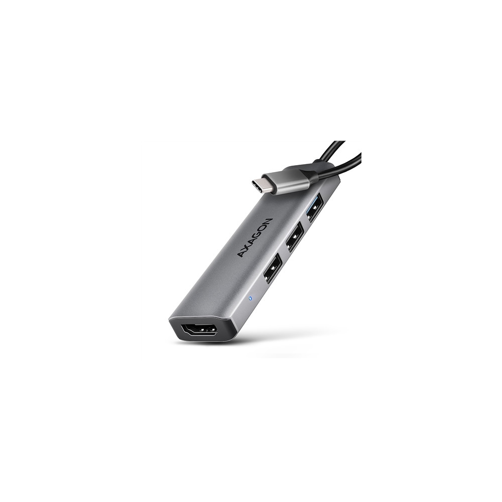 Produktbild för AXAGON HMC-H3A STARTER - dockningsstation - USB-C / USB4 / Thunderbolt 3 / Thunderbolt 4 - HDMI