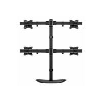 Produktbild för Multibrackets M Deskstand Basic Quad monteringssats - för 4 LCD-bildskärmar - svart
