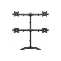 Produktbild för Multibrackets M Deskstand Basic Quad monteringssats - för 4 LCD-bildskärmar - svart