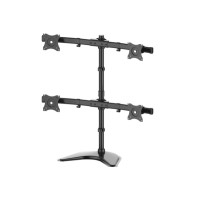 Produktbild för Multibrackets M Deskstand Basic Quad monteringssats - för 4 LCD-bildskärmar - svart