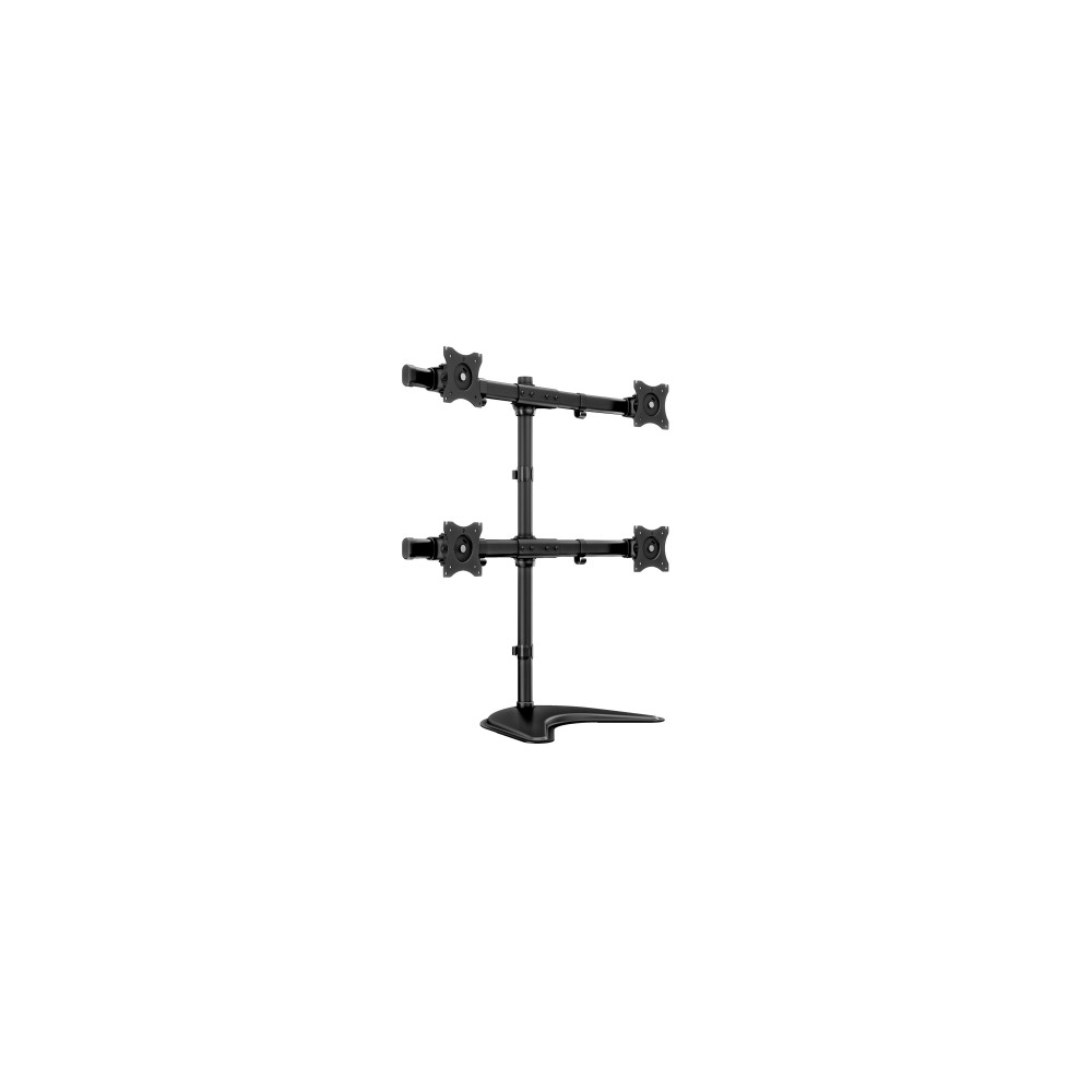 Produktbild för Multibrackets M Deskstand Basic Quad monteringssats - för 4 LCD-bildskärmar - svart