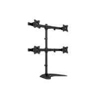Produktbild för Multibrackets M Deskstand Basic Quad monteringssats - för 4 LCD-bildskärmar - svart
