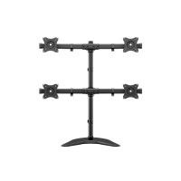 Produktbild för Multibrackets M Deskstand Basic Quad monteringssats - för 4 LCD-bildskärmar - svart