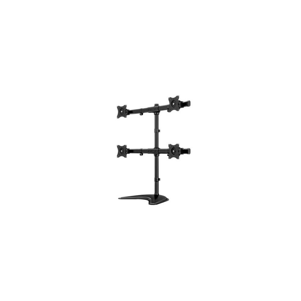 Produktbild för Multibrackets M Deskstand Basic Quad monteringssats - för 4 LCD-bildskärmar - svart