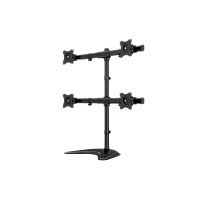 Produktbild för Multibrackets M Deskstand Basic Quad monteringssats - för 4 LCD-bildskärmar - svart