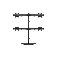 Produktbild för Multibrackets M Deskstand Basic Quad monteringssats - för 4 LCD-bildskärmar - svart