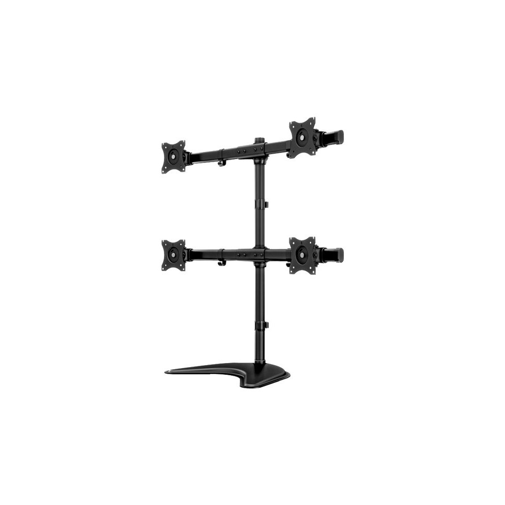 Produktbild för Multibrackets M Deskstand Basic Quad monteringssats - för 4 LCD-bildskärmar - svart