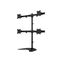 Produktbild för Multibrackets M Deskstand Basic Quad monteringssats - för 4 LCD-bildskärmar - svart