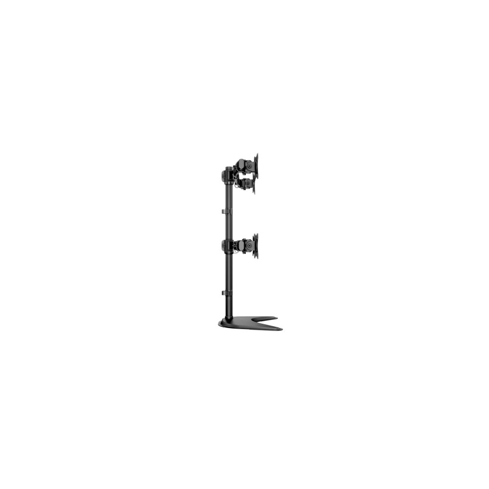 Produktbild för Multibrackets M Deskstand Basic Quad monteringssats - för 4 LCD-bildskärmar - svart