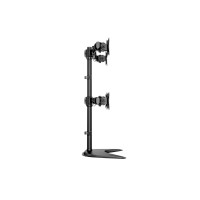 Produktbild för Multibrackets M Deskstand Basic Quad monteringssats - för 4 LCD-bildskärmar - svart